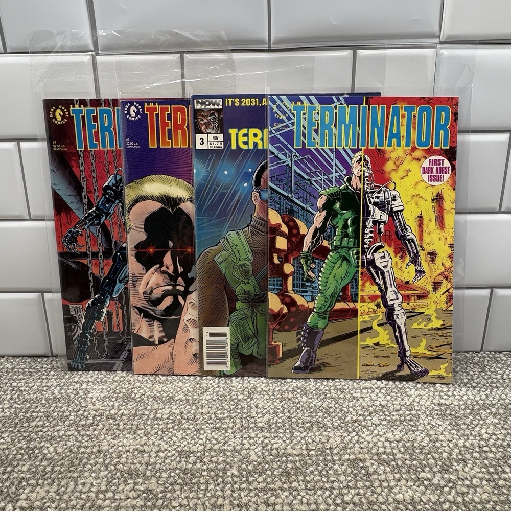 Terminator Dark Here Comic Books‎ 1990 First Issue And More VTG